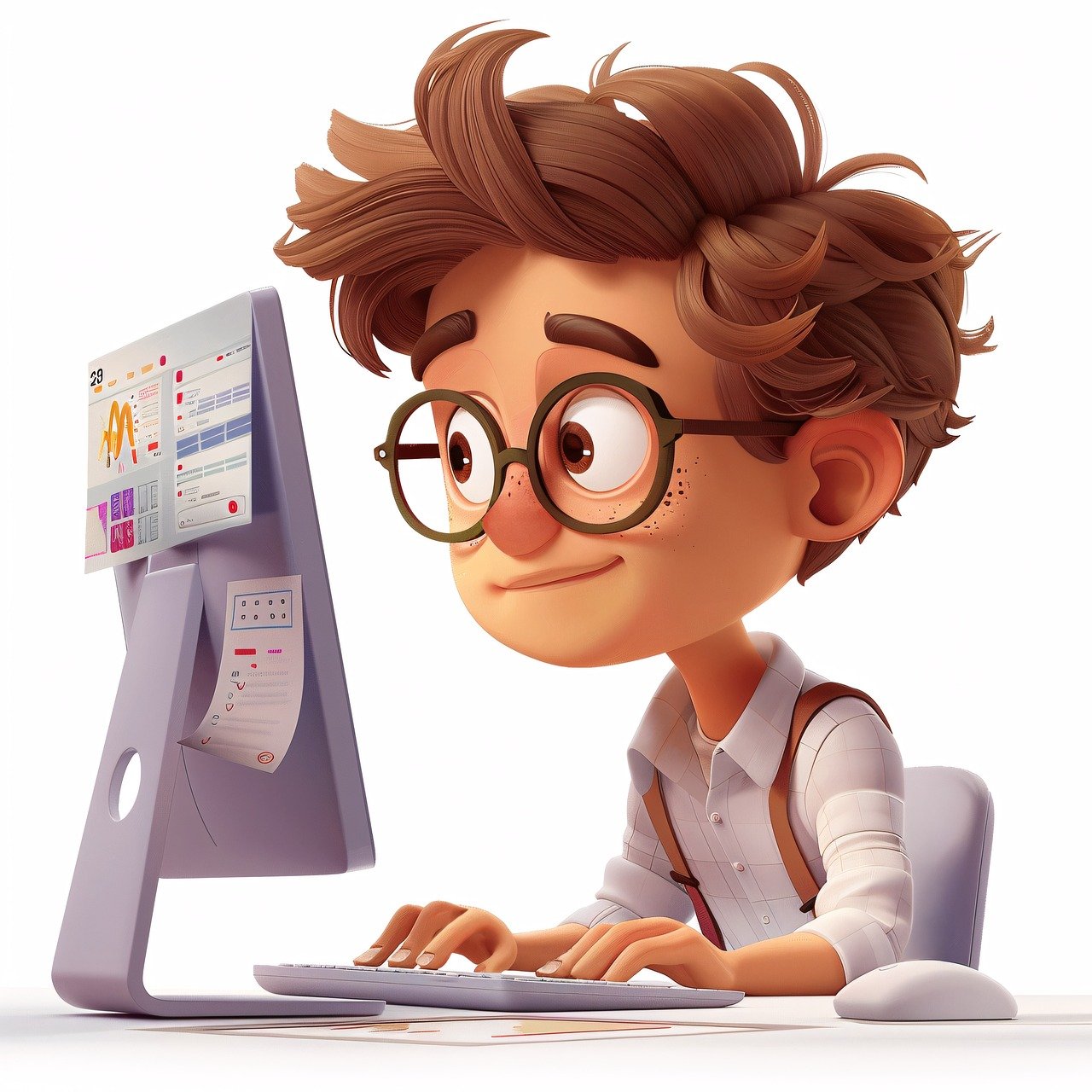 technology, computer, digital, code, programmer, screen, abstract, art, hands, desktop, character, design, workplace, communication, creative, interface, cartoon, animation, monitor